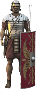 Paso Viviente, Equipamiento romano